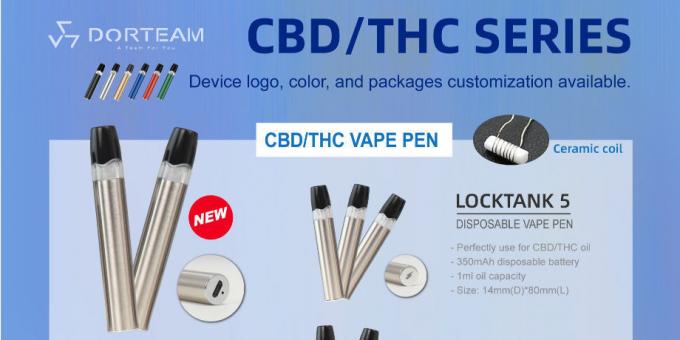 Neue keramische Zigarette Cbd E Großhandels- Cbd Wegwerf-Vape Pen Support ODM-Lieferant